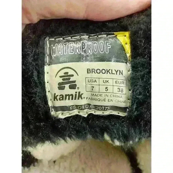 KAMIK Brooklyn Boots Women's US 7 Brown Lace Up Waterproof Fleece Lined Snow - Picture 7 of 12